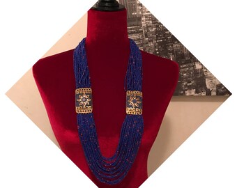 Handmade beaded necklace