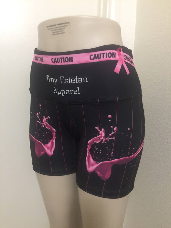 Painted Yoga Shorts