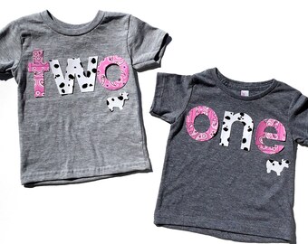 Farm Life,Pink,Girl, Birthday Letters one,Fabric Iron On Appliques,Other Numbers Available,NEW DESIGN