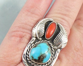 Genuine Turquoise Sterling Silver RIng