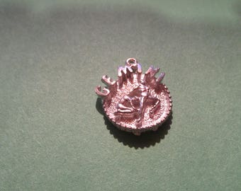 Six Pewter Gemini Zodiac Pendants