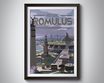 Star Trek Travel Poster: Romulus | Instant Download