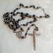 Old Vintage STERLING Silver Rosary AS IS Repair or Upcycle