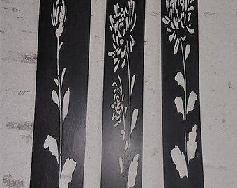 Metal Wall Art - Interior or Exterior - Chrysanthemum Range Unique One off Design