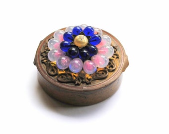 French Vintage Powder Compact