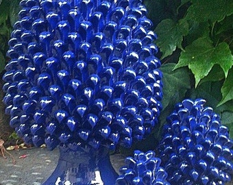 Cobalt Blue Italian Pine cone