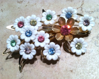 EMMONS Collectible Designer 40s Vintage Jewelry Feminine Pin Floral Brooch Vintage Jewelry artedellamoda talkingfashion