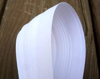 Clearance* Weaving Star Paper~ Bright White (52 strips)