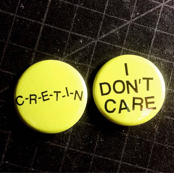 Atomic Yellow Ramones Pin Set