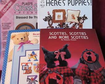 Four Stitchery Project Books