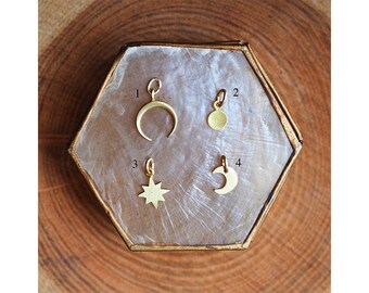 Add a golden charm to your mala