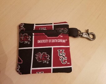 Paci Pouch, Ear Bud Bag, Small Zipper Bag
