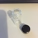 29 Clear Glass Empty 1 Dram 3.7ml Sample Bottle Vial w/Black Phenolic Plastic Screw on Lids - for Perfume Essential Oil Cosmetic