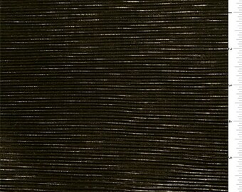 Black/Gold Pleated Knit, Fabric By The Yard