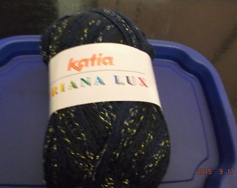 Katia Yarn ~ Triana ~ Lux ~ Night Sky # 35 ~ 100 grams ~