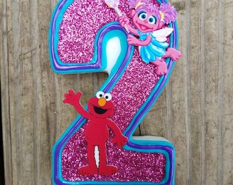Elmo Birthday candle, Sesame Street Birthday Candle