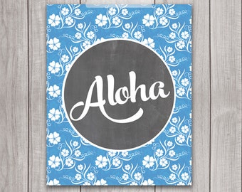 Aloha Sign Aloha Wall Hanging Aloha Decor Laser Cut Sign