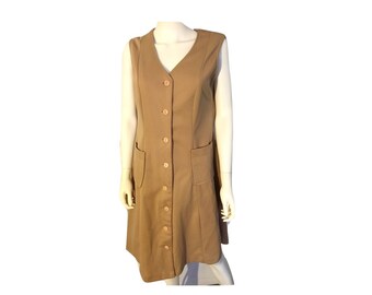Vintage 70’s Shirt Dress, Button Down Dress