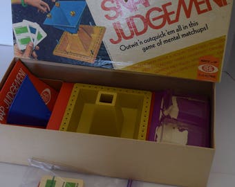 Vintage 1972 Ideal "Snap Judgement" Game - Complete