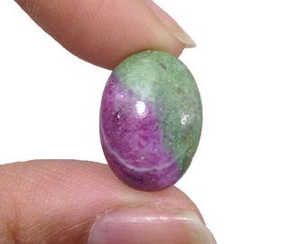 Ruby Zoisite cabochon 16.25Ct (16x11x3 mm) Oval Shape Natural gemstone NS15581