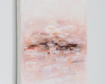 Acrylic abstract painting on canvas