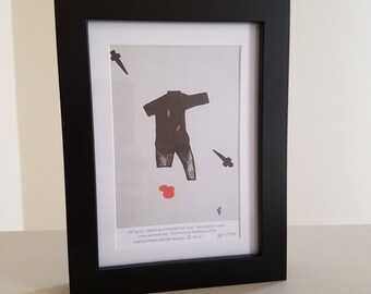 Back Stabbed Again! Limited Edition Abstract Art by AJ, Framed Print