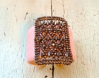 Garden Gate Adjustable Cuff in Blush Pale Pink