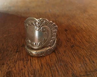 Antique Spoon Ring Size 6.5