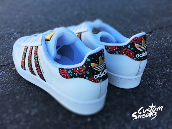 adidas superstars blue floral adidas superstars blue floral