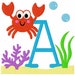 Crab, Embroidery Fonts, Summer Embroidery Designs, Monogram Font, Embroidery Pattern, Machine Embroidery Designs, Beach Embroidery Designs