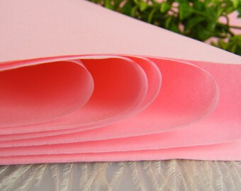 Pink Tissue Paper | Medium Pink | 48 Sheets | Pastel Wedding | Girl Baby Shower Gift Wrap | Gift Wrap Tissue | DIY Tassel Garland Supplies