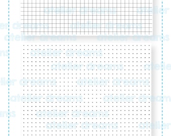 AD-018 GRIDS + DOTS - Planner Stamps (Photopolymer Clear Stamps) header stamp, eclp header stamp