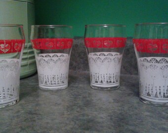 Vintage juice glasses