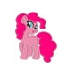 Applique Pony Pinkie Pie Machine Embroidery Design - 5 Sizes