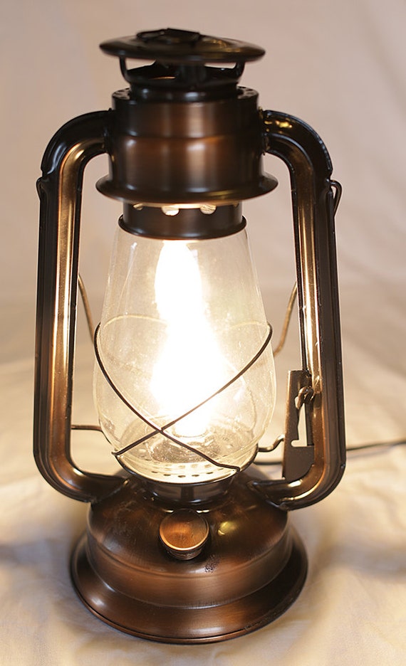 Old fashioned electrified kerosene 12 lantern for your