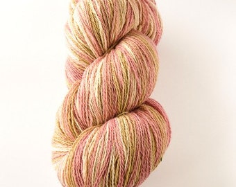 Kauni Wool Yarn 8/2 Color EJ, Self-Striping Light Pink Beige Vanilla EJ