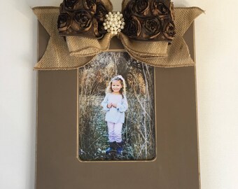 Mocha Rose Frame in 5x7