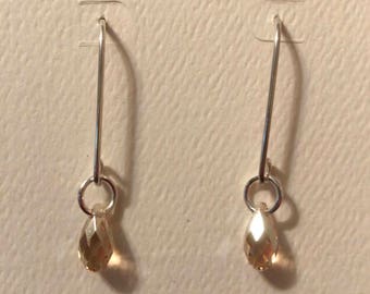 Swarovski teardrops