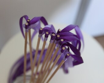 20 sticks 2 ribbons / sticks 2 ribbons and Parma violet
