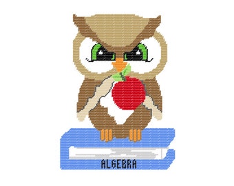 Plastic Canvas Wise Old Owl Wall Hanging PDF FORMAT