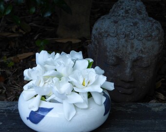 Porcelain flower bowl
