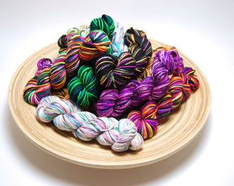 Hardcore Sock Yarn Mini Skein Yarn Kit - 460 Yards - Superwash Merino Nylon