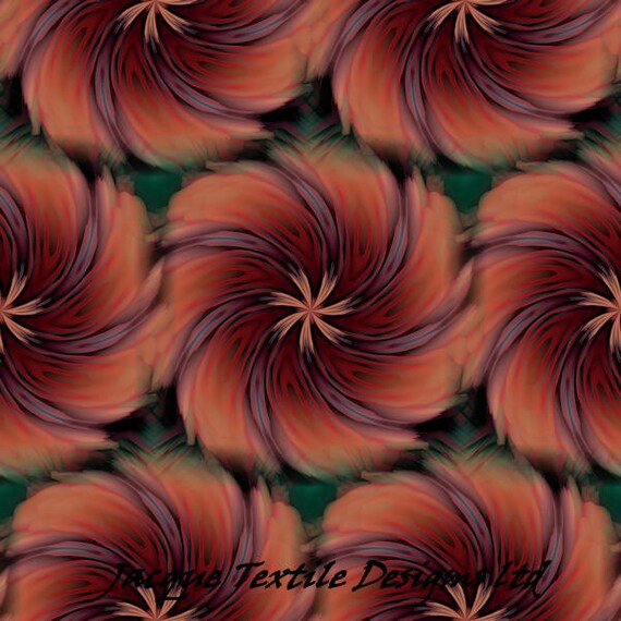 Abstract Flower ART Quilting Cotton Fabric Panel Artist Made Fiber Art Home Decor Fabric