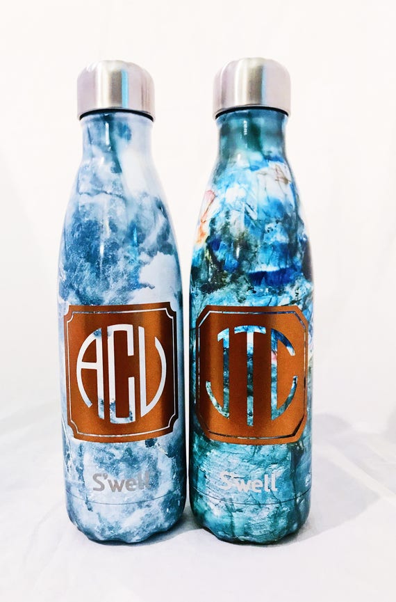 S'well Water Bottle with Personalized Custom Monogram