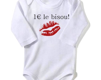 Bodysuit 1 euro Kiss humor