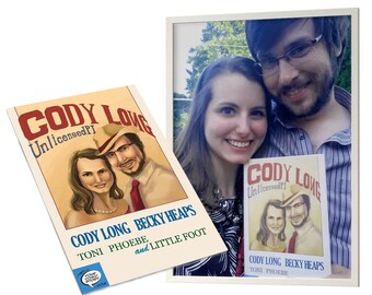 Custom comic book written and drawn just for you. Gift for boyfriend, gift for girllfriend birthday anniversary present creative gift