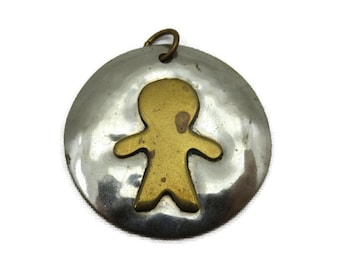 Modern Pendant - Mixed Metals, Louis Booth