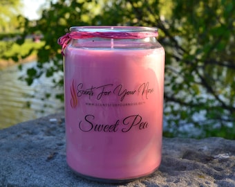 Sweet Pea Scented Candle 26.oz