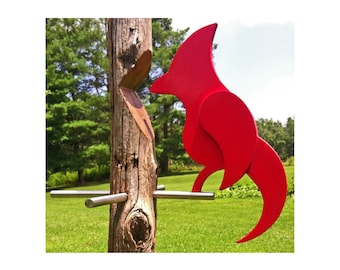 Modern Bird Weathervane or Hanging Decorative Garden - Porch Art