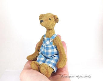 OOAK artist teddy bear ,Miniature Bear ,Teddy Bear